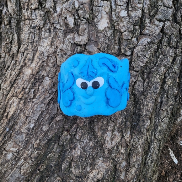 🦋Blue🧊Turquoise Clay 💧Face Bracelet🦋Cuff - Picture 5 of 11